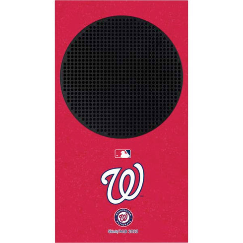 MLB Washington Nationals - Solid Distressed Xbox Series S Console Skin